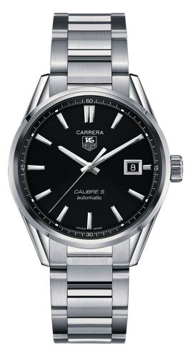 TAG Heuer Carrera Calibre 5 39 Stainless Steel / Black / Bracelet